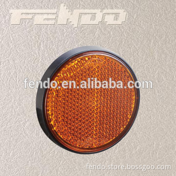 E4 Amber Round Truck Trailer Safety Reflectors